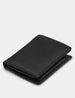 Black Leather Coin Pocket Wallet