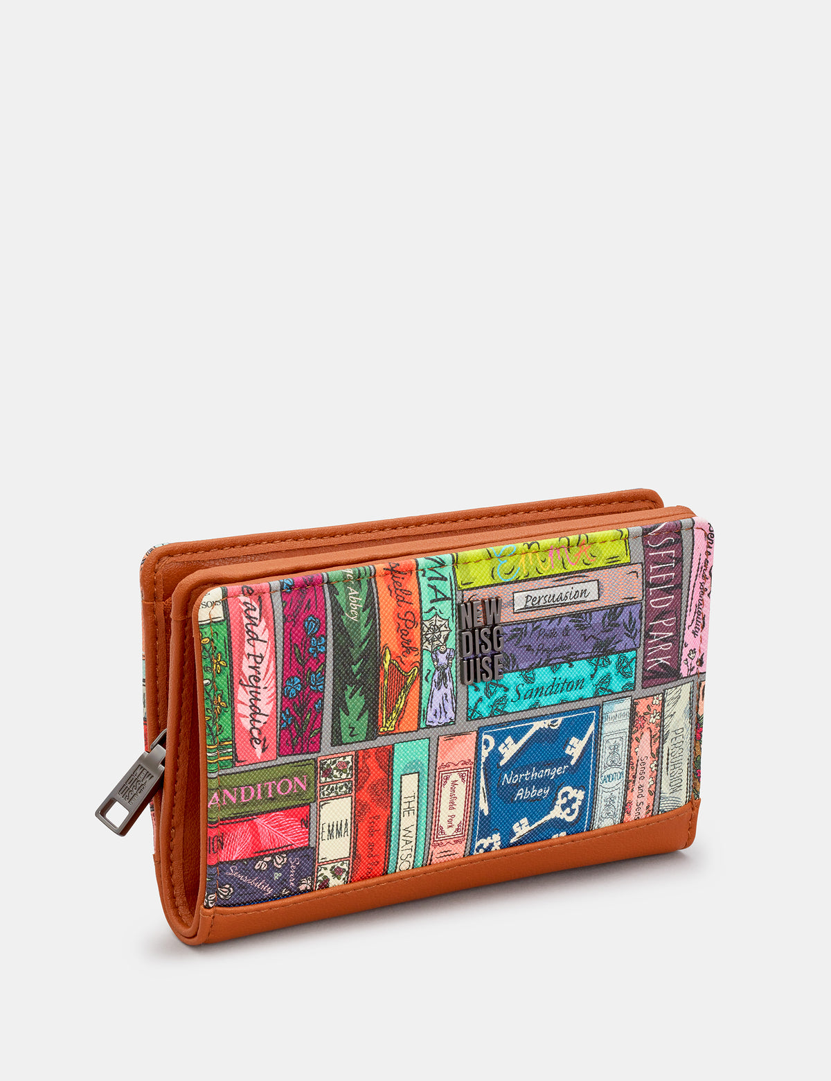 Jane Austen Library Flap Over Purse
