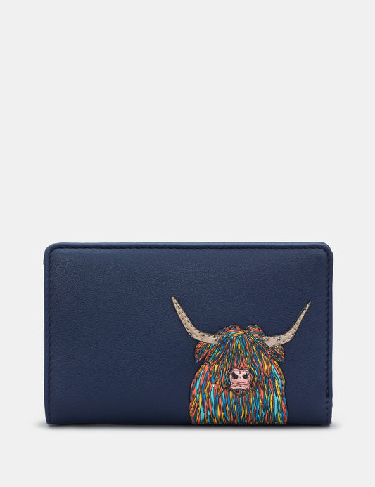 Highland Cow Flap Over Purse