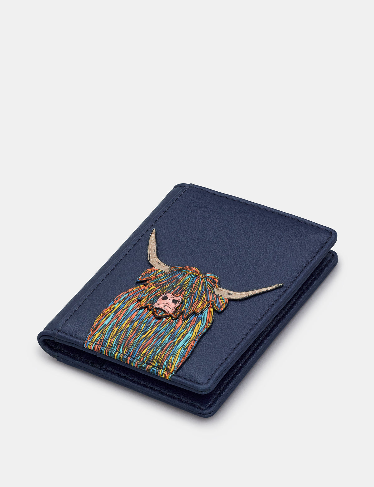 Highland Cow Flap Over Card Holder