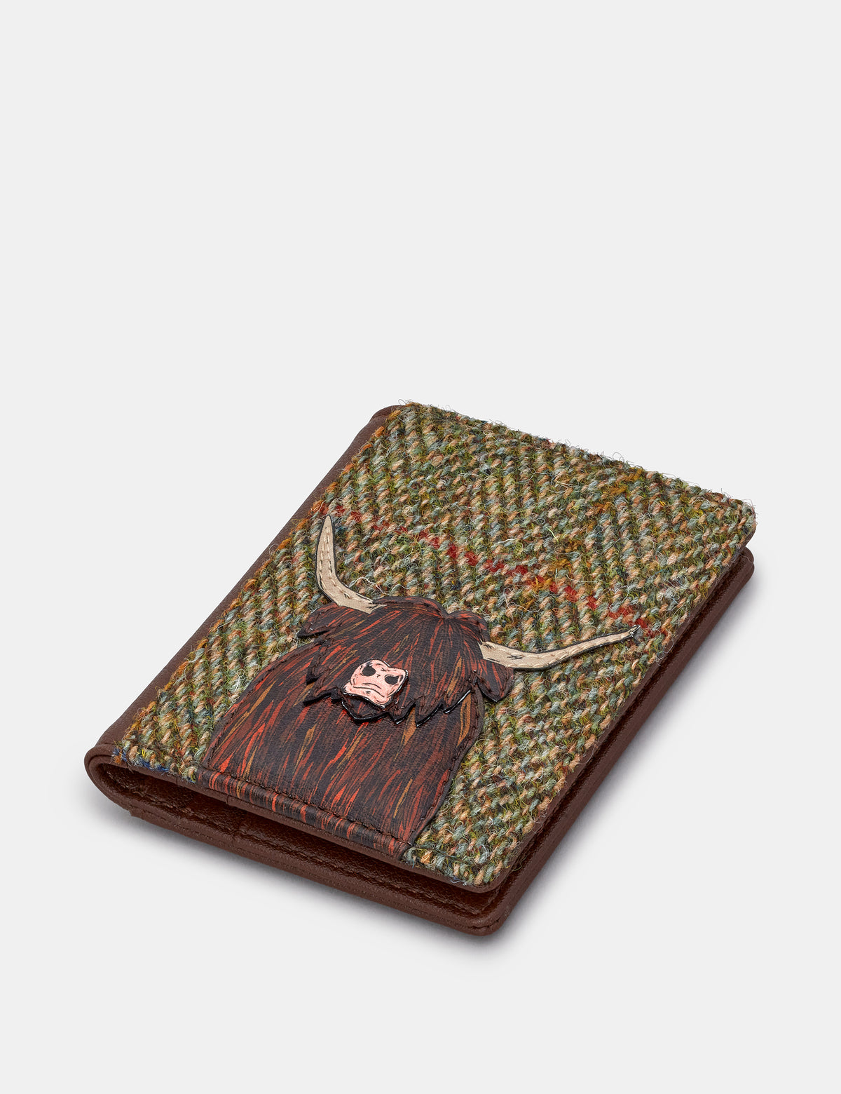 Highland Cow Flap Over Card Holder
