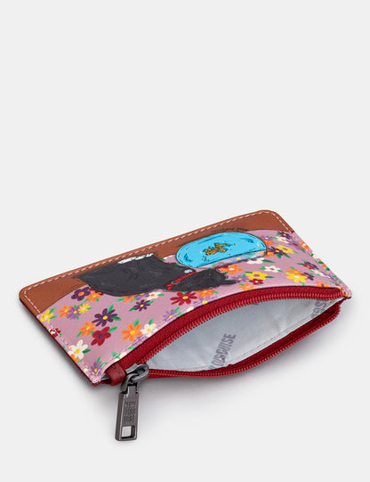 Scribble Street Cat And Fish Zip Card Holder | Purse