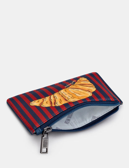 Scribble Street Croissant Zip Card Holder | Purse