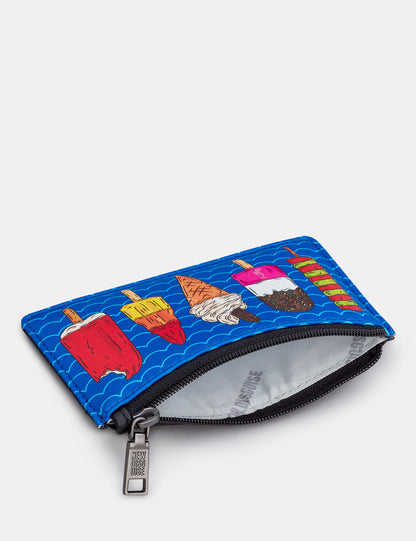 Scribble Street Ice Cream Zip Card Holder | Purse
