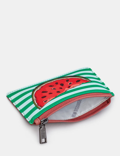 Scribble Street Melon Zip Card Holder | Purse