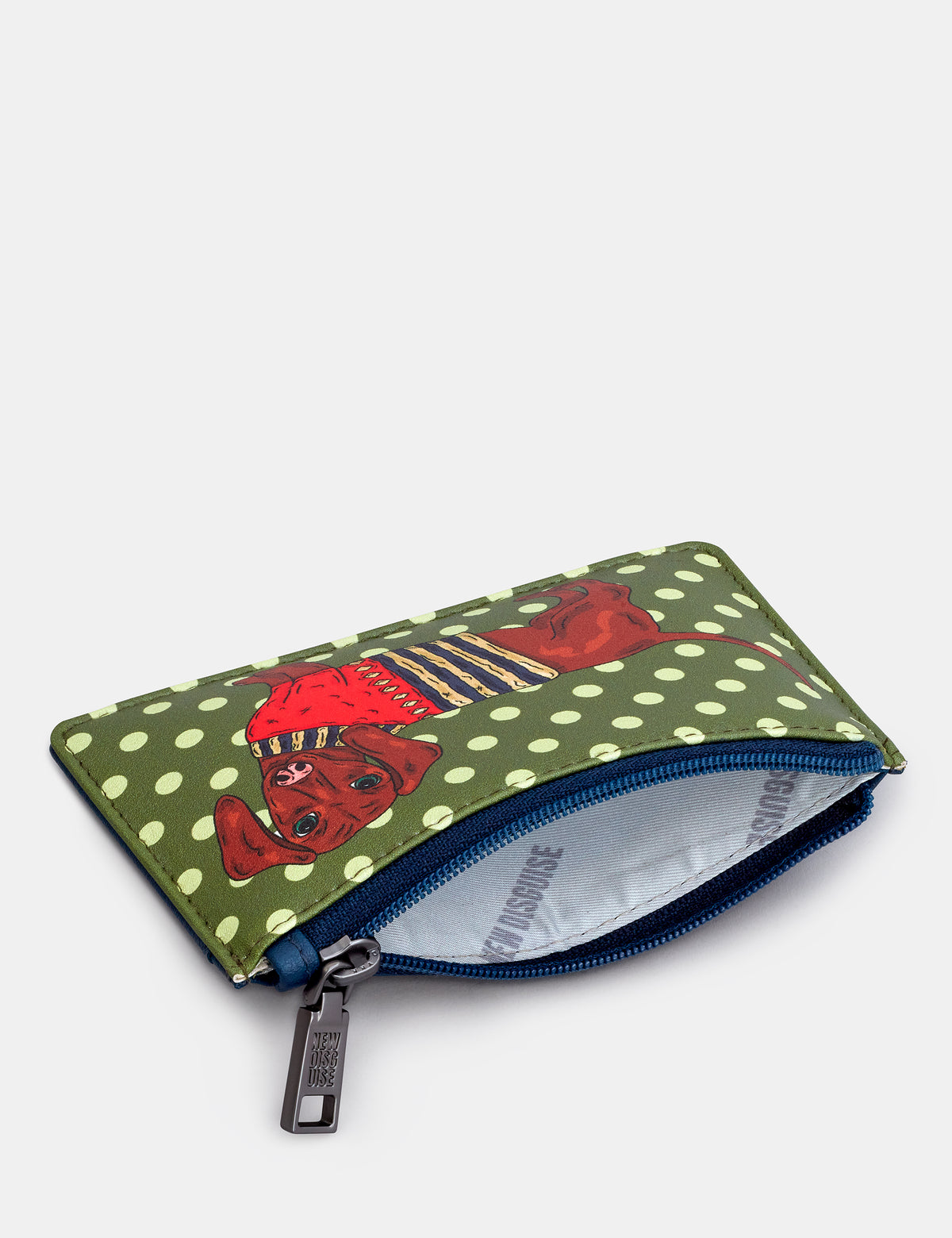 Scribble Street Sausage Dog Zip Card Holder | Purse