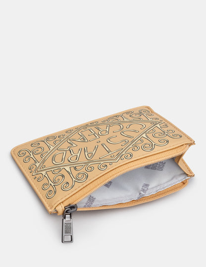 Custard Cream Zip Top Purse