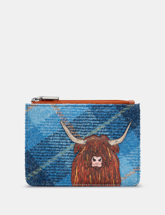 Highland Cow Zip Top Purse