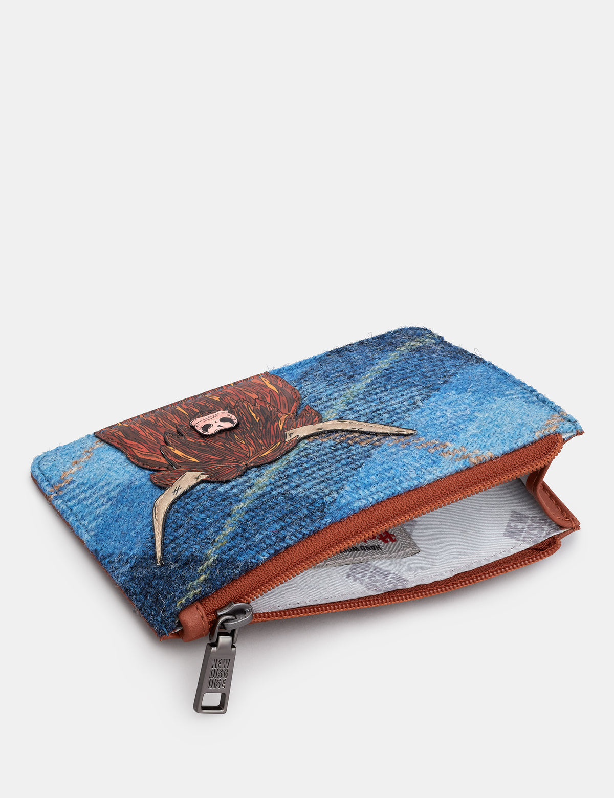 Highland Cow Zip Top Purse