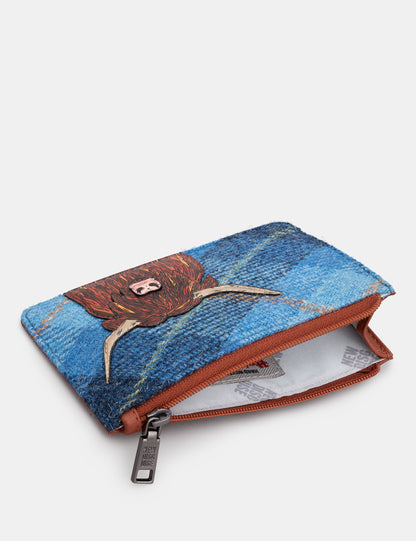 Highland Cow Zip Top Purse