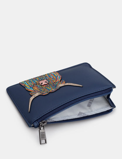 Highland Cow Zip Top Purse