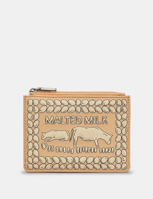 Malted Milk Zip Top Purse
