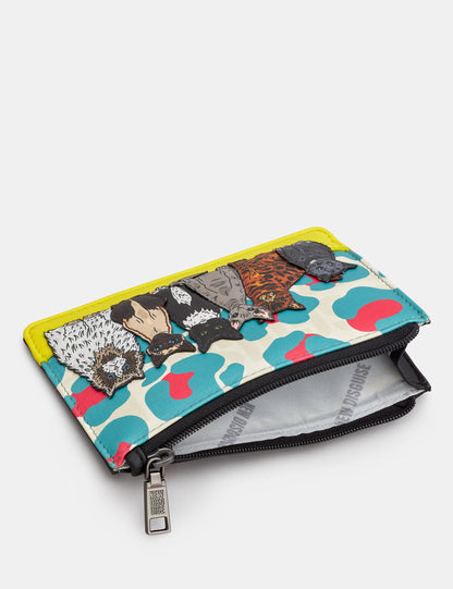 Cat Club Zip Top Purse