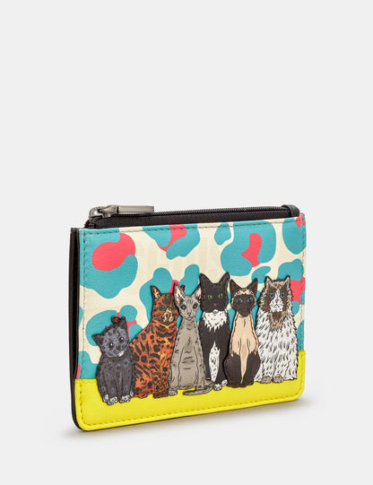Cat Club Zip Top Purse