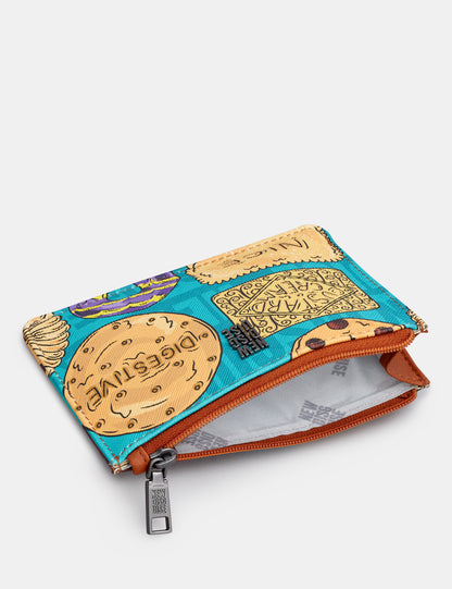 Biscuit Selection Zip Top Purse