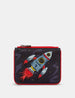 Blast Off Zip Top Leather Purse