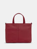 Hampton Multiway Cherry Red Leather Grab Bag