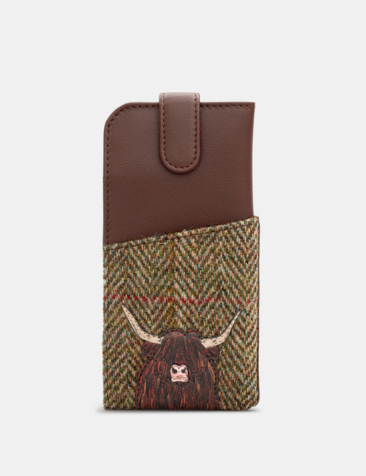 Highland Cow Glasses Case