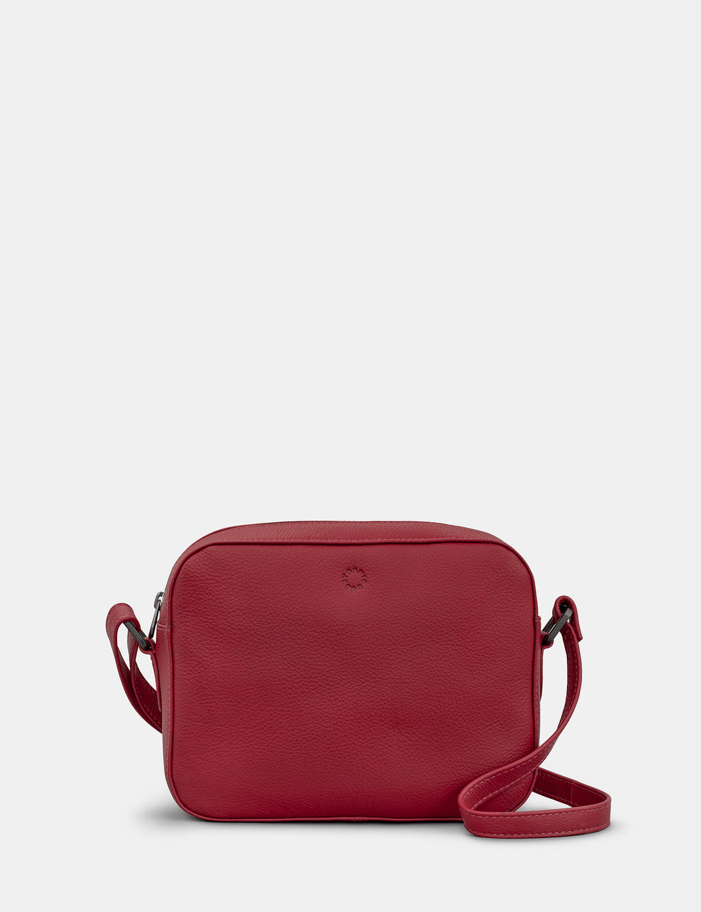 Belmont Cherry Red Leather Camera Bag