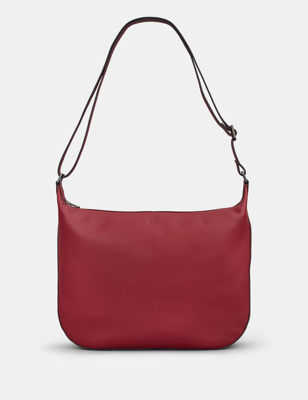 Dolton Cherry Red Leather Hobo Bag