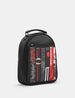 Horror Bookworm Library Black Leather Backpack