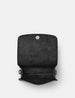 Newham Black Leather Cross Body Satchel Bag