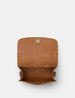 Newham Brown Leather Cross Body Satchel Bag