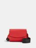 Newham Red Leather Cross Body Satchel Bag