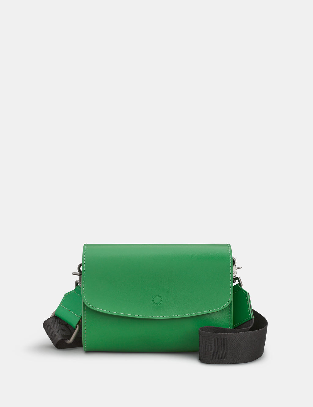 Newham Green Leather Cross Body Satchel Bag