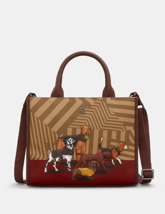 Dog Walk Tote Bag