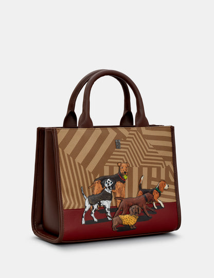Dog Walk Tote Bag