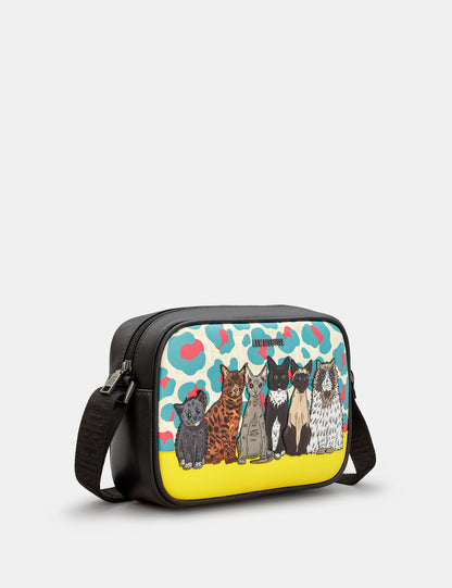 Cat Club Cross Body Bag