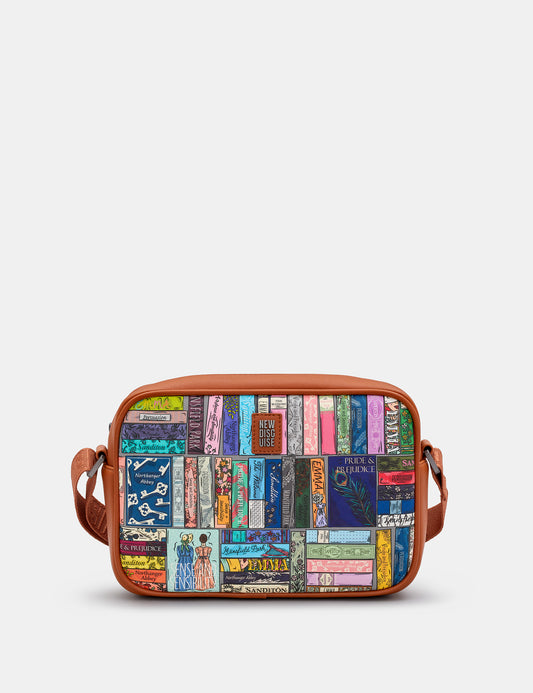 Jane Austen Library Cross Body Bag