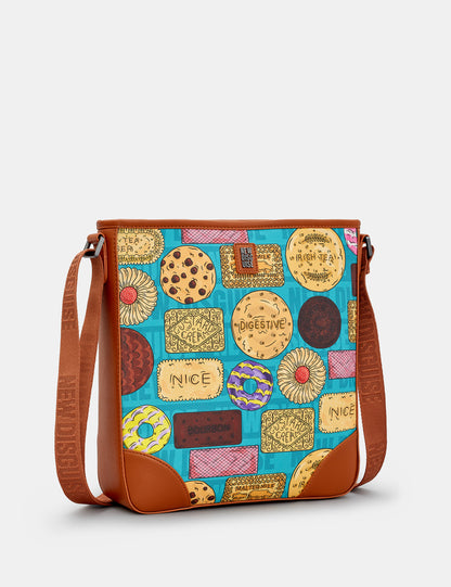 Biscuit Selection Maxi Cross Body Bag