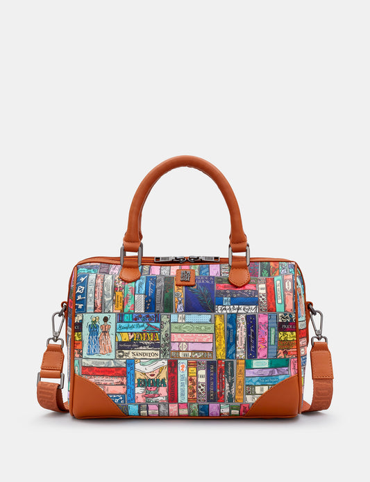 Jane Austen Library Bowler Bag