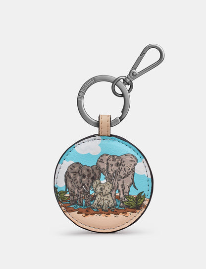 Scribble Street Elephant Keyring / Charm