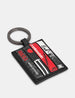 Horror Bookworm Library Black Leather Keyring