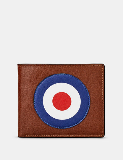 Mod Brown Leather Wallet